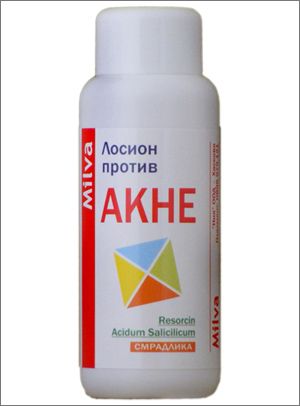 ЛОСИОН ПРОТИВ АКНЕ СЪС СМРАДЛИКА