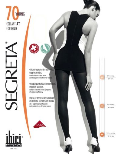 АНТИВАРИКОЗНИ ЧОРАПОГАЩИ 70 DEN  YOUNG SEGRETA