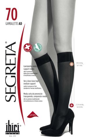Компресивни 3/4 чорапи 70 Den SEGRETA
