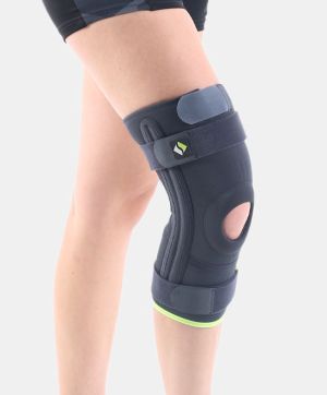 kneeling with a hole