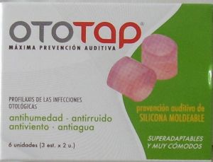 Mouldable silicone auditory prevention